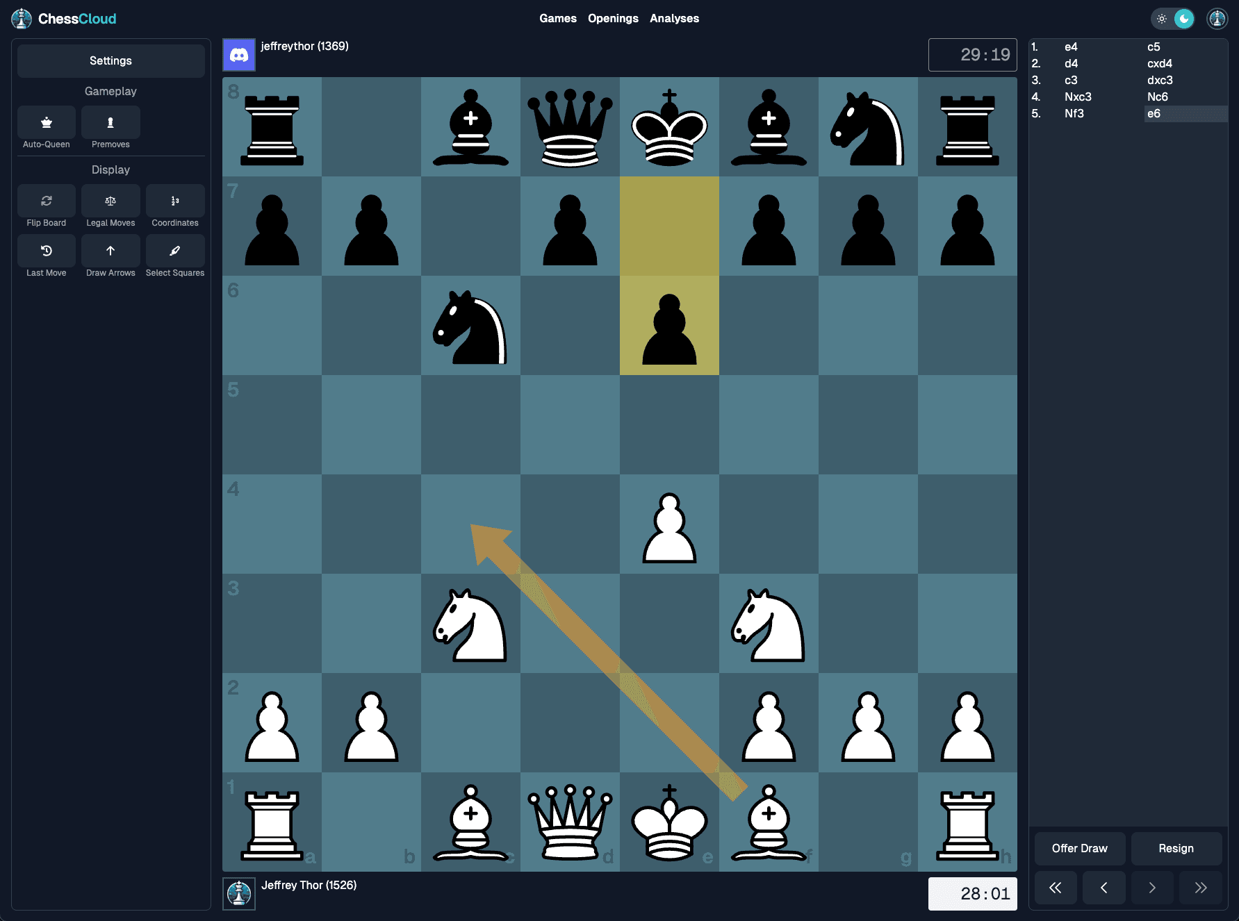 chesscloud game